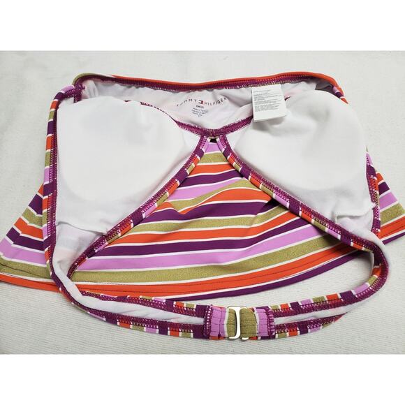 Tommy Hilfiger Striped Tankini Swim Suit Top - Size Small - Picture 3 of 4